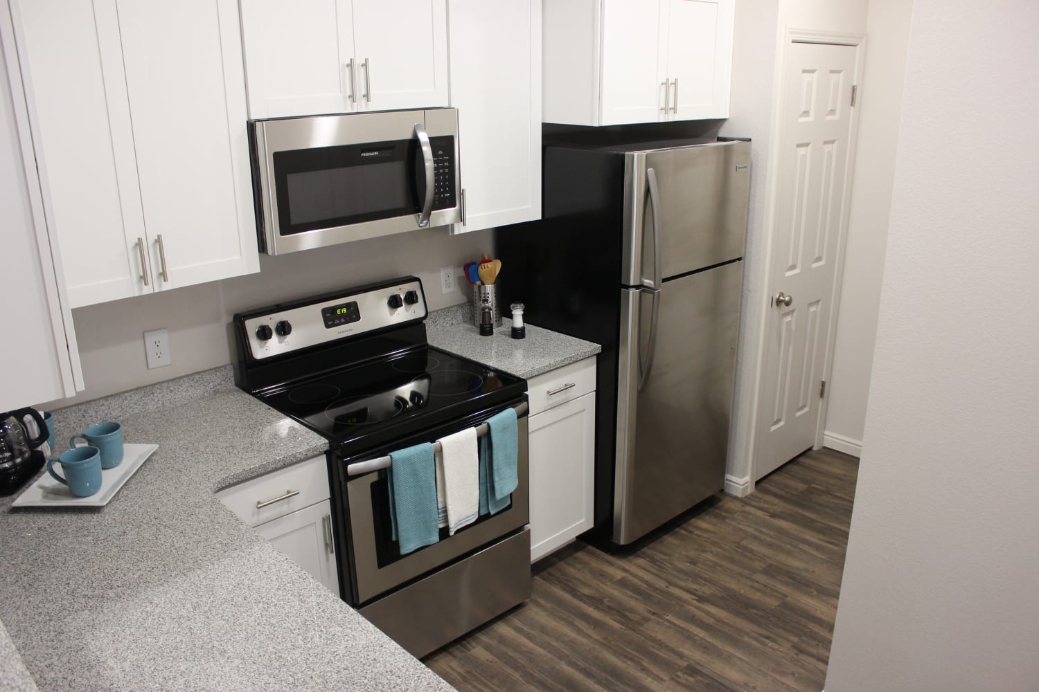 Kitchen at Irving Schoolhouse Apartments in Salt Lake City, Utah