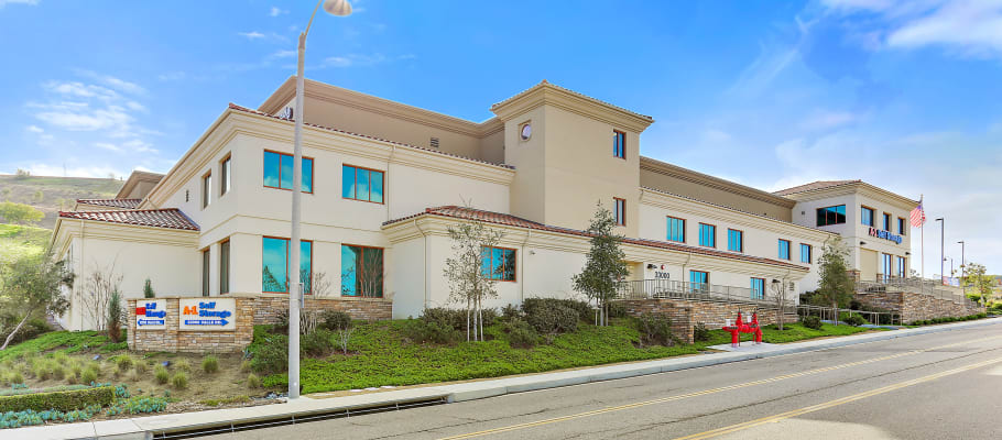 Roadside view of A-1 Self Storage in San Juan Capistrano, California