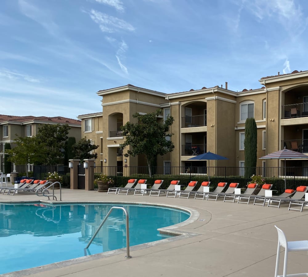 Residents pool at Avery at Moorpark in Moorpark, California