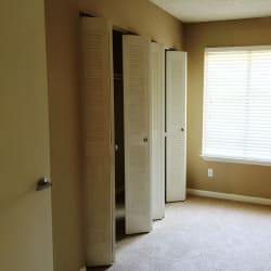 Walk-in closets at Abbots Glen