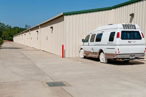 RV and boat storage at Green Valley Road Self Storage in El Dorado Hills, California