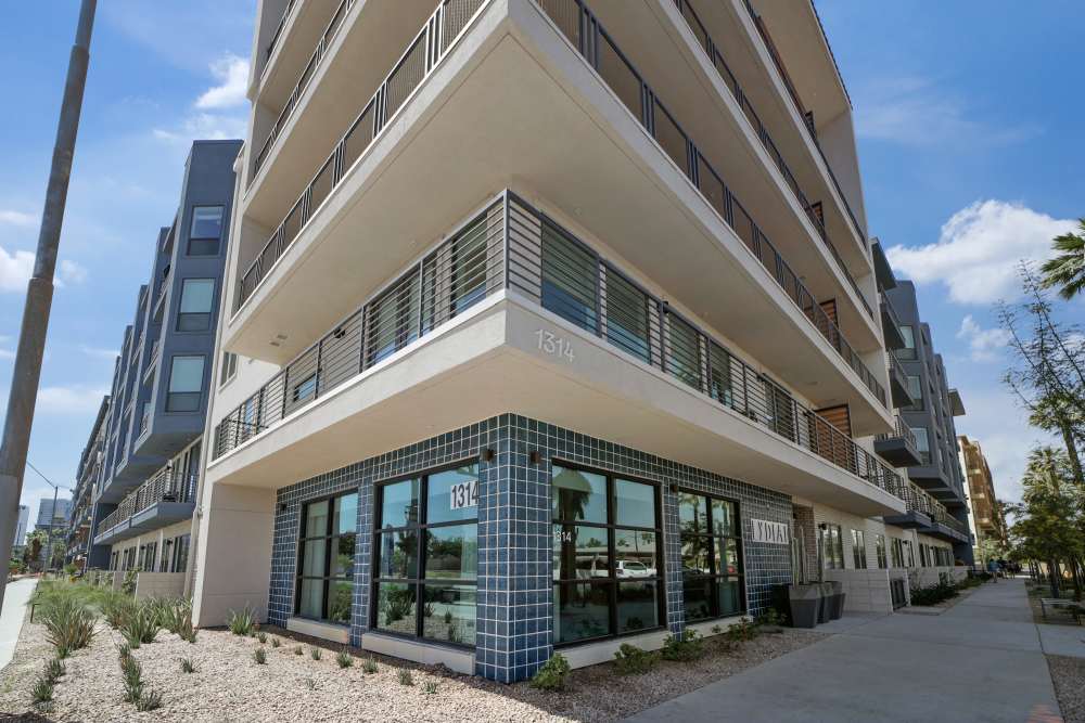 Building exterior at Lydian in Phoenix, Arizona