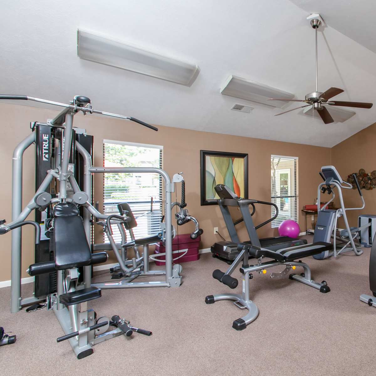 Fitness center at Marks Church Commons in Augusta, Georgia