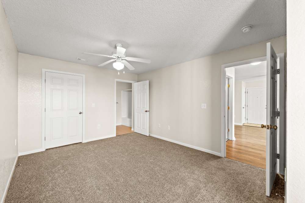 Spacious bedroom at Callaway Village Phase II in Fulton, Missouri