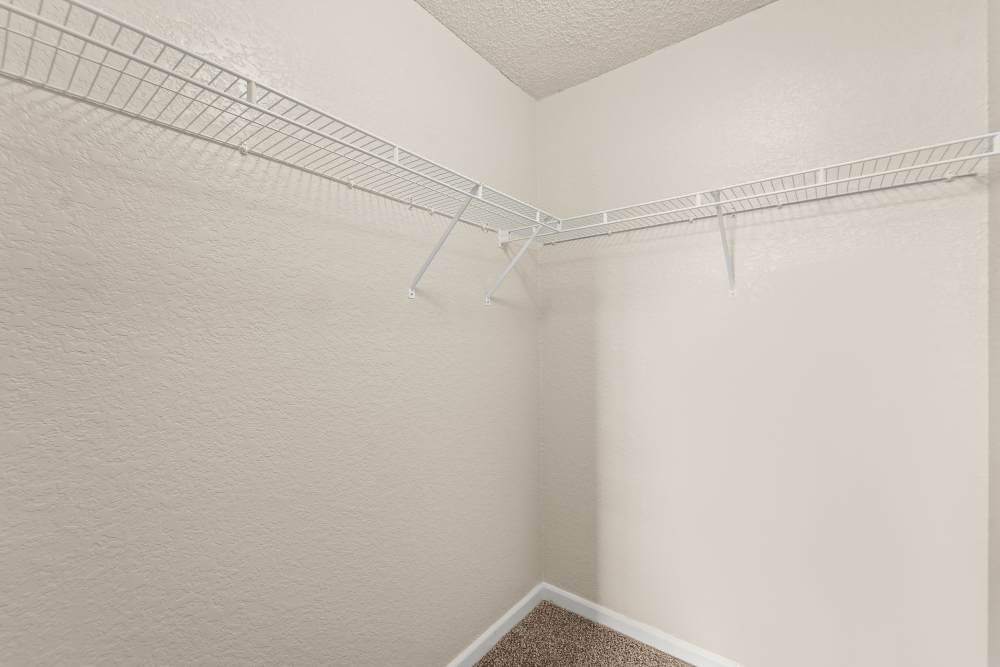Spacious closet at Callaway Village Phase II in Fulton, Missouri