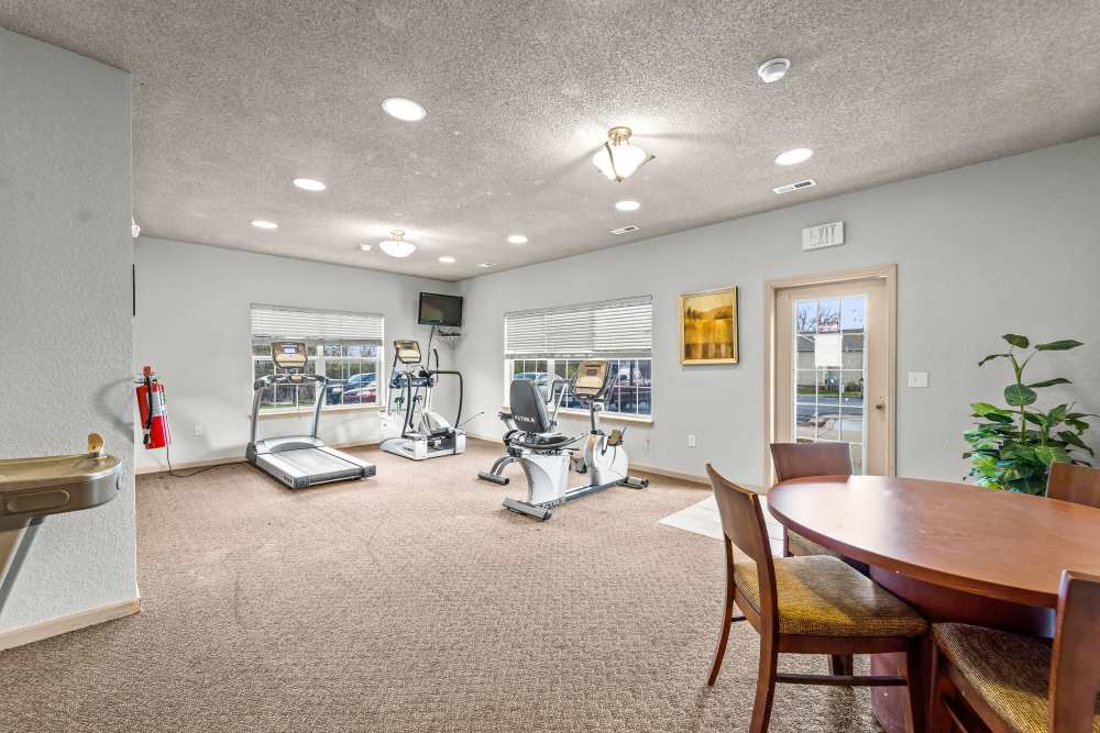 Fitness center at Callaway Village Phase II in Fulton, Missouri