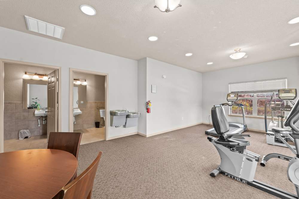 Fitness center for community residents at Callaway Village Phase II in Fulton, Missouri