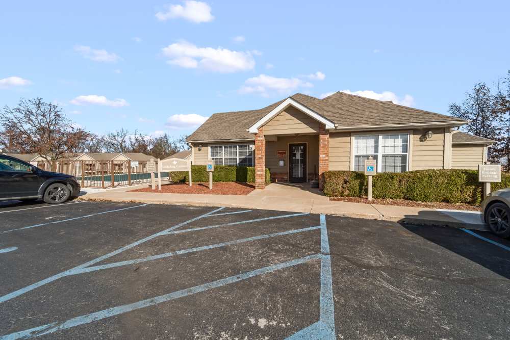 Exterior view of leasing office at Callaway Village Phase II in Fulton, Missouri