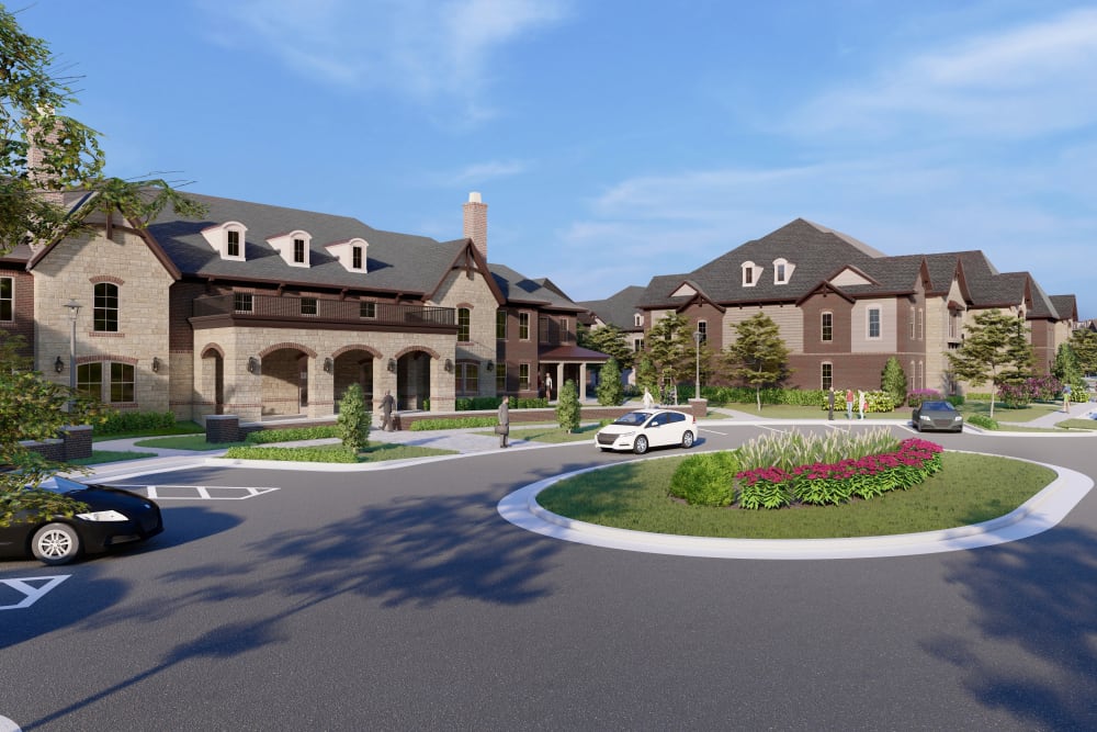 Model of front entrance to Griffin Weston in Cary, North Carolina
