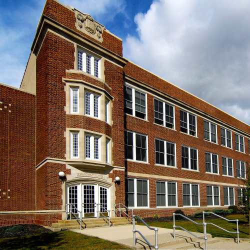 A historic building near Sycamore House Senior Living in Durand, Michigan
