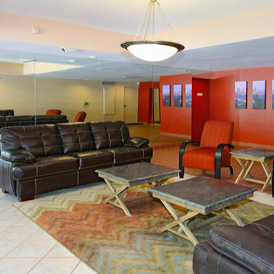 Clubhouse at Savoy West Apartments in Los Angeles, California