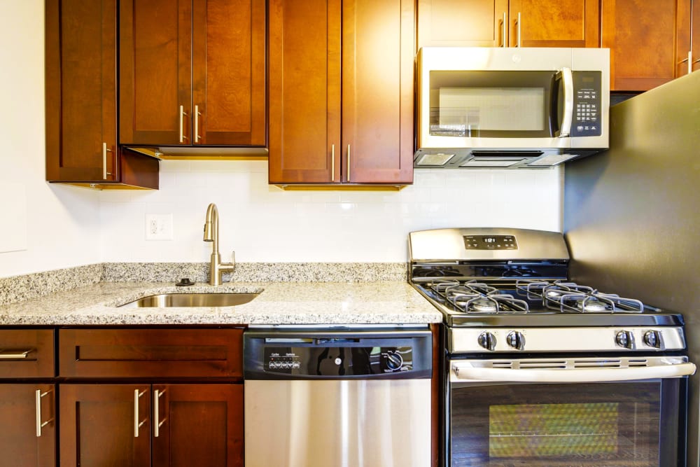 Model kitchen at Tuscany Gardens in Windsor Mill, Maryland