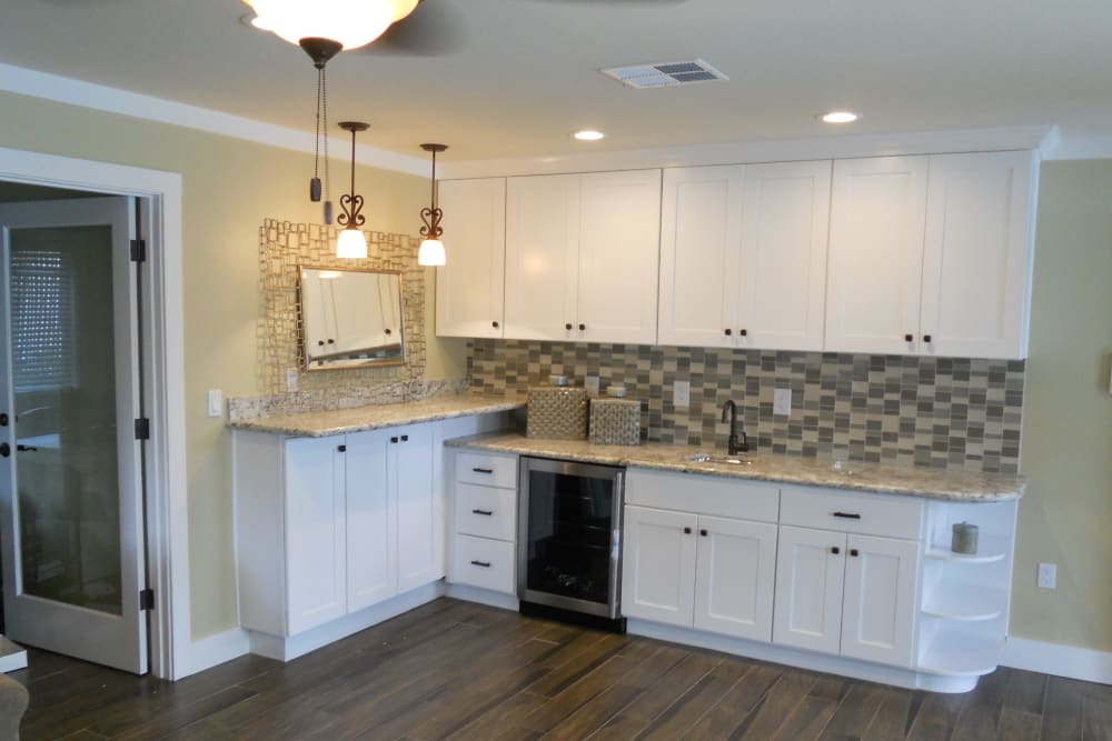 Spacious kitchen at Quail Hill Apartment Homes in Castro Valley, California