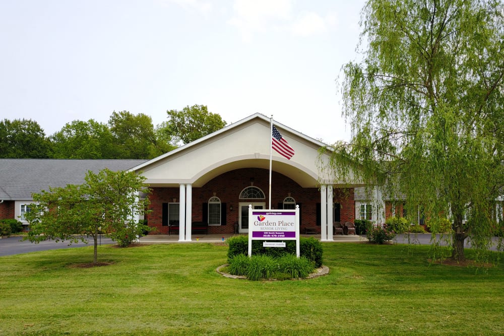 Exterior of building at Garden Place Millstadt in Millstadt, Illinois