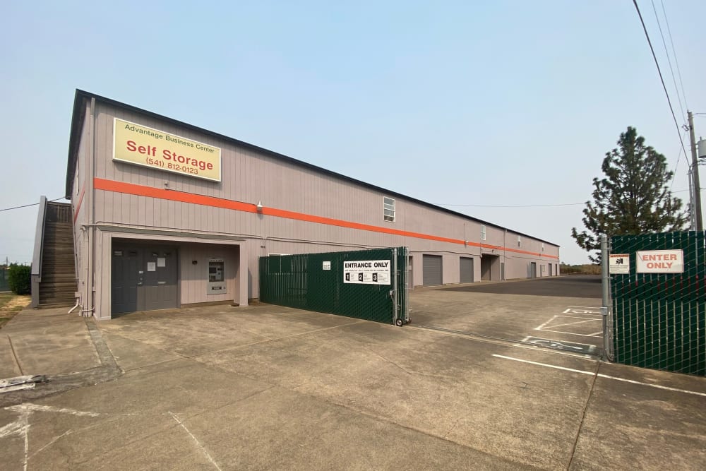 Inside the front office at South Albany Self Storage in Tangent, Oregon