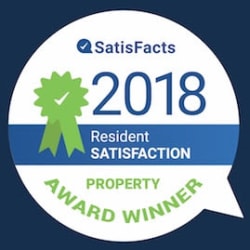 ComCapp in San Antonio, Texas was a Satisfacts Resident Satisfaction Property Award Winner in 2018