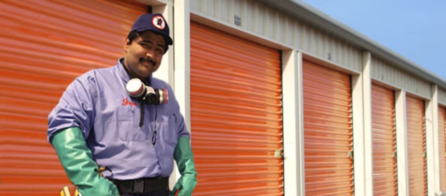 Regular pest control at A-1 Self Storage