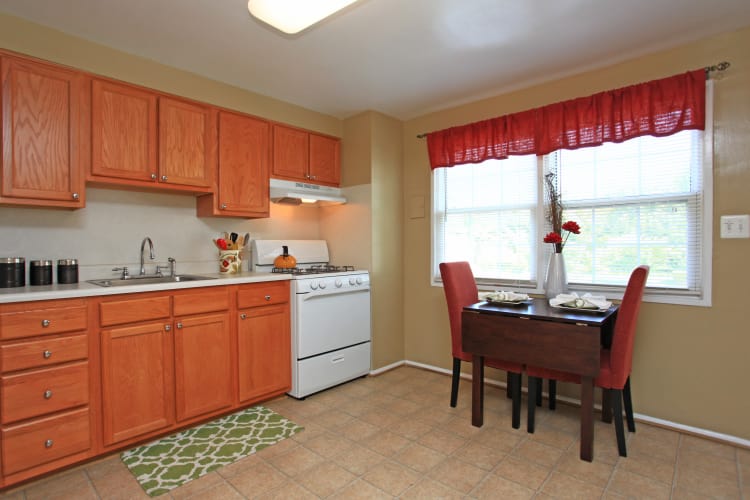 Fully-equipped kitchens at Highland Village allow for endless culinary creations!