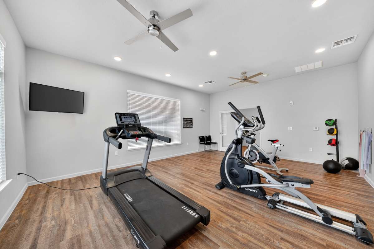 Fitness center at Eagles Gate in Eagle Pass, Texas
