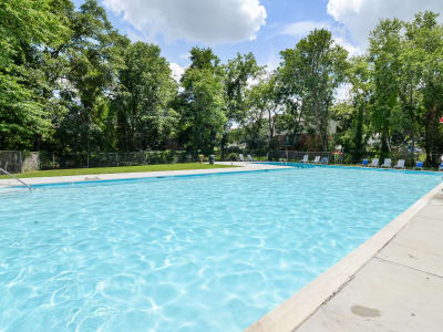 The Village of Chartleytowne Apartments & Townhomes offers a swimming pool in Reisterstown, MD