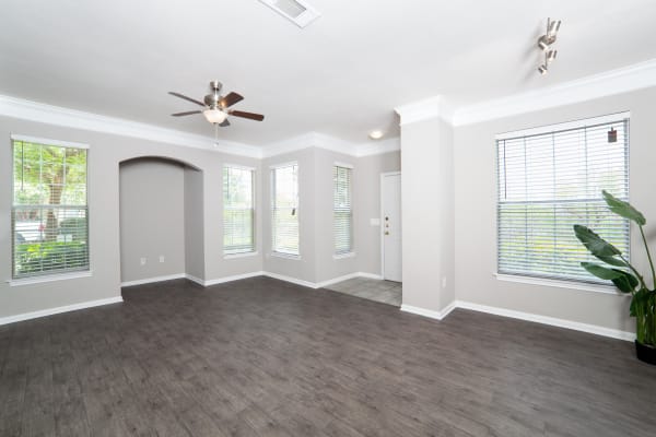 Updated Living room at The View at Encino Commons in San Antonio, Texas