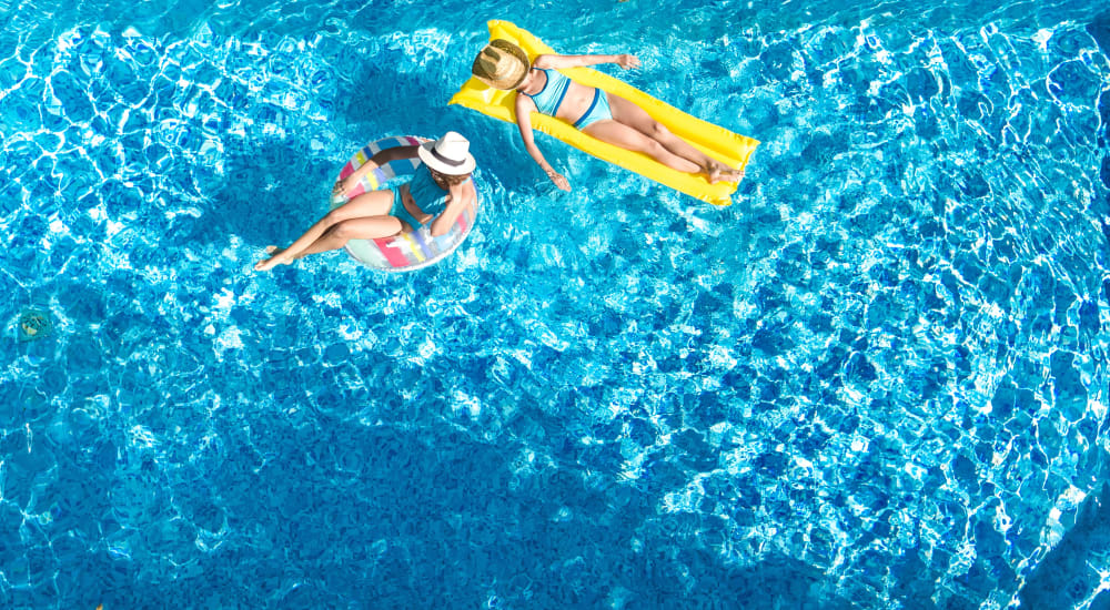 A Beautiful Swimming Pool at CityView in North Kansas City, Missouri