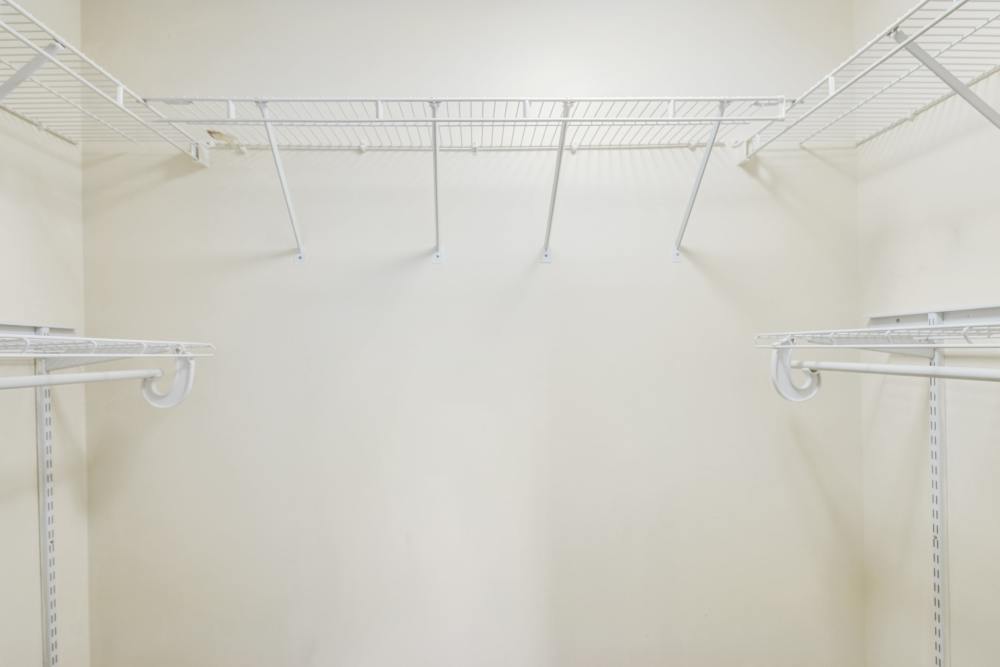 large closets at Truewood by Merrill, Glen Riddle in Glen Riddle, Pennsylvania