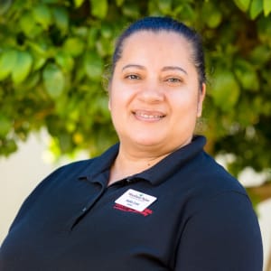 Malila Cristo, Wellness Team Mentor at Woodland Palms Memory Care in Tucson, Arizona. 