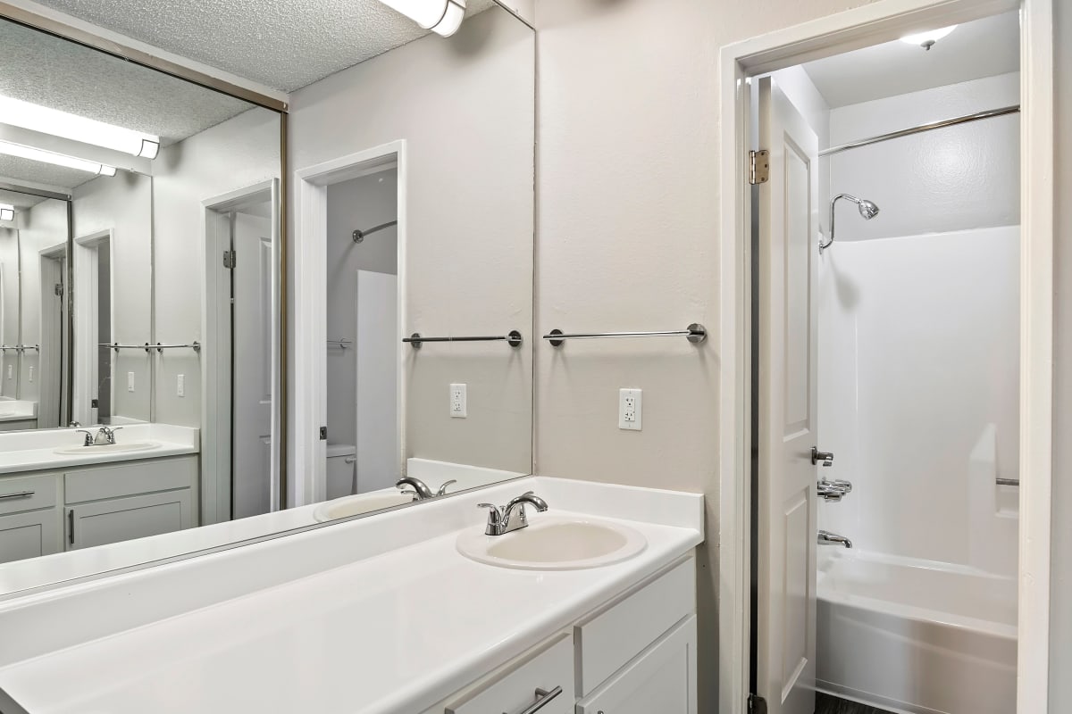 Well designed bathroom at Alura, Woodland Hills, California