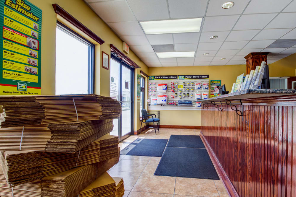 Packaging supplies at Metro Self Storage in Metairie, Louisiana