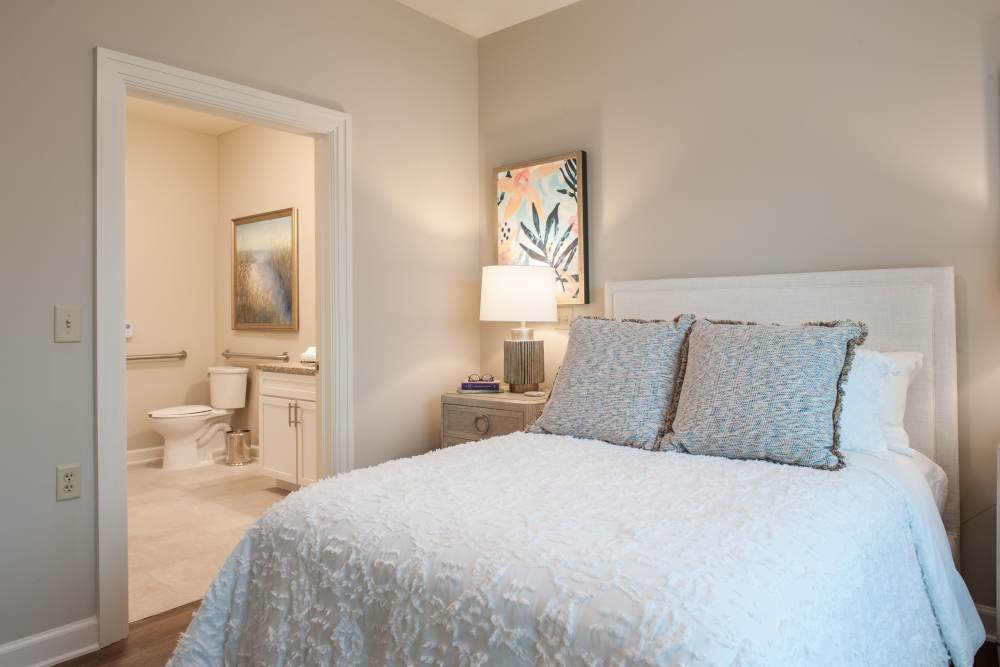 Cozy bedroom at The Barclay at Santa Rosa Beach in Santa Rosa Beach. FL