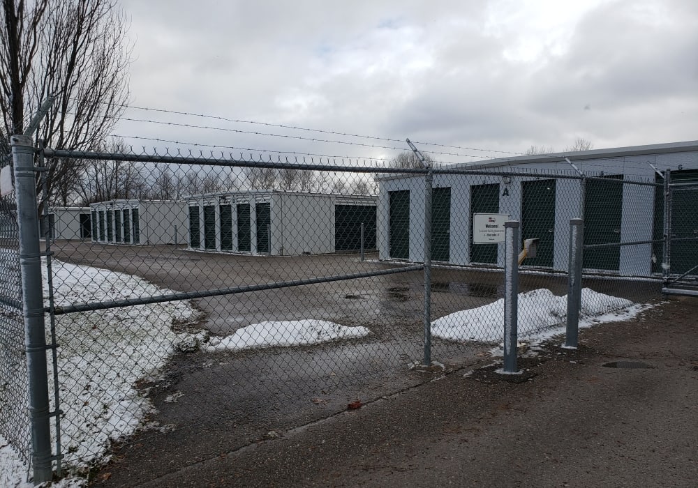 Apple Self Storage - Midland in Midland, Ontario, is securely gated
