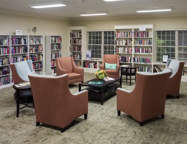 Indoor common area at Harmony at Chantilly in Herndon, Virginia