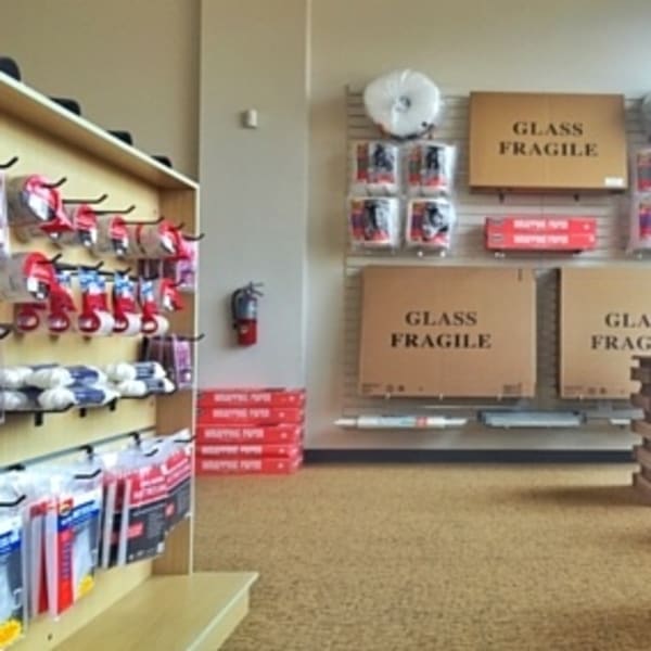 Packing supplies sold at StorQuest Self Storage in Williston, North Dakota