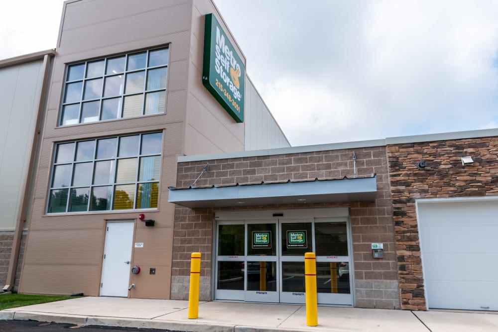 Exterior view of storage facility at Metro Self Storage in Doylestown