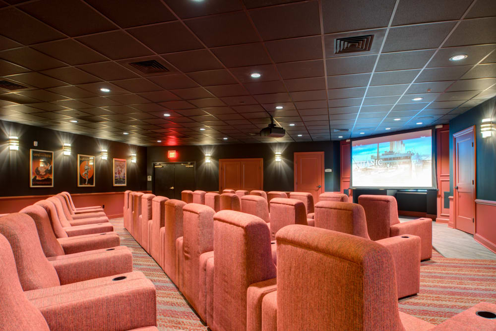 Miniature movie theater at Mercer Hill at Doylestown in Doylestown, Pennsylvania