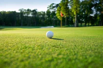 Golf course near Plum Creek Vue in Kyle, Texas