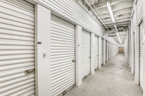 Air-cooled storage units at Crown Self Storage in North Las Vegas, Nevada