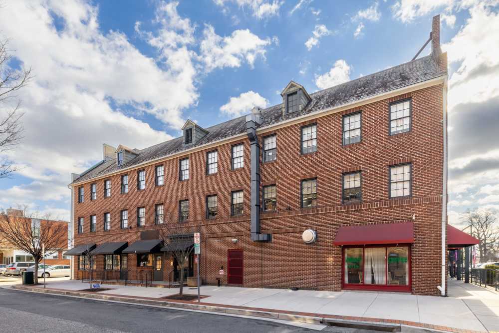 Community exterior building  at Dundalk Village in Dundalk, Maryland