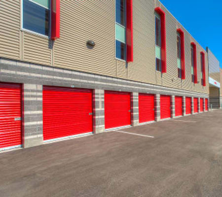 Outside units at StorQuest Express - Self Service Storage in Sacramento, California