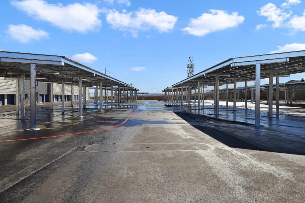 Outdoor parking at Golden State Storage - Redpoint in Las Vegas, Nevada