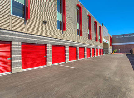 Self storage building exterior at StorQuest Self Storage in Tigard, Oregon