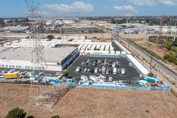 RVs, boats, and cars parked safely at Nova Storage in South Gate, California