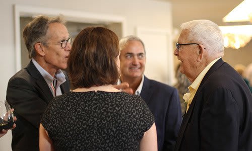 A group of board members from Merrill Gardens getting together