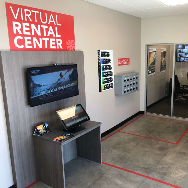 The virtual renting center at StorQuest Express Self Service Storage in Sonora, California