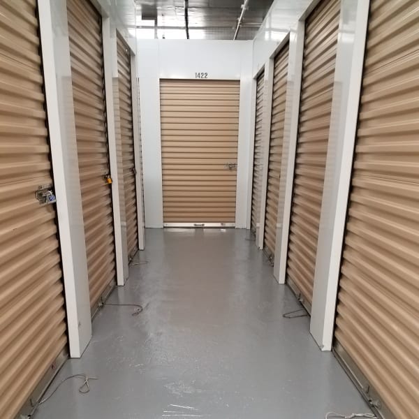 Climate-controlled indoor units at StorQuest Self Storage in New Haven, Connecticut