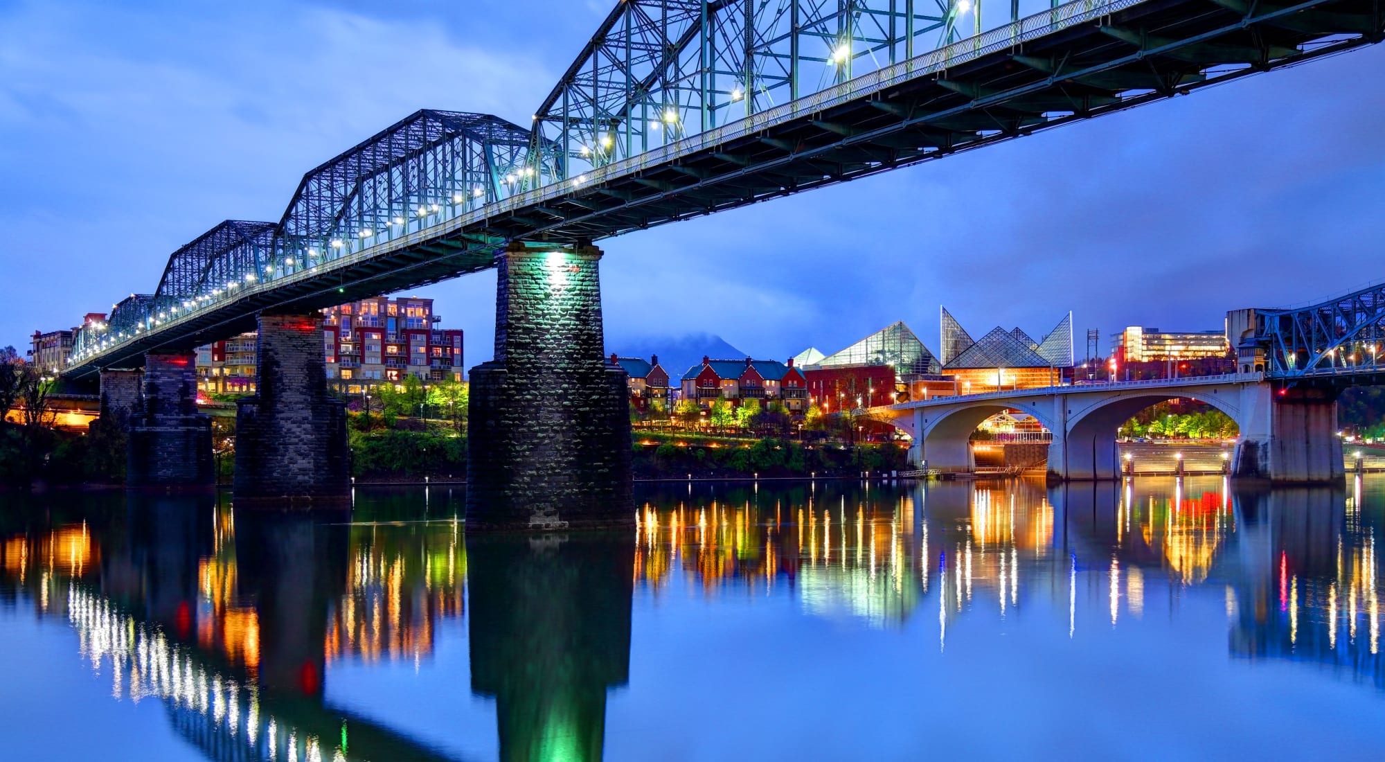 Neighborhood near Bluebird Row in Chattanooga, Tennessee