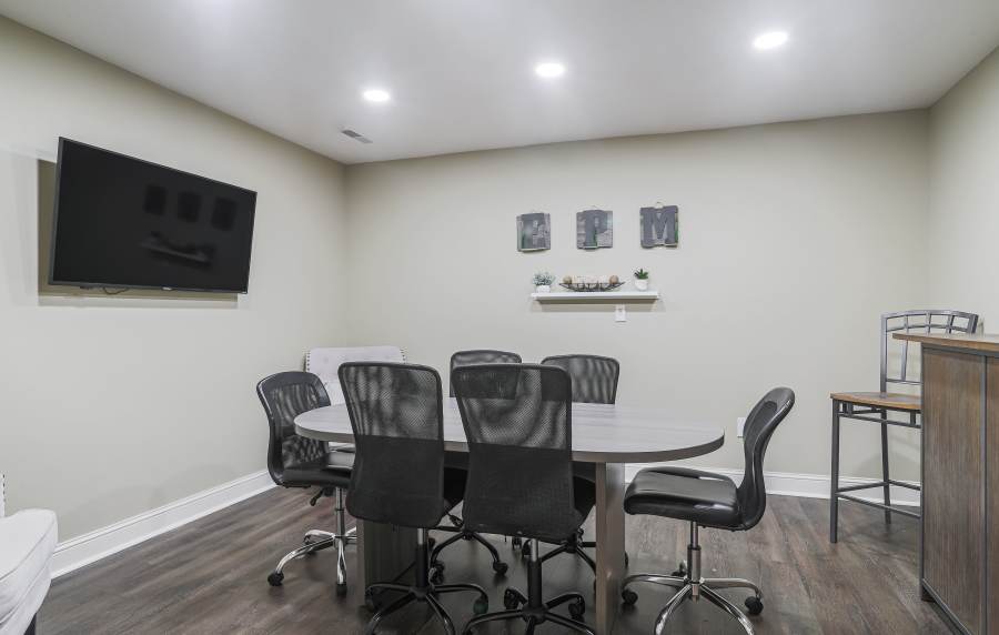 Business center at Spring Lake Apartments in Granger, Indiana