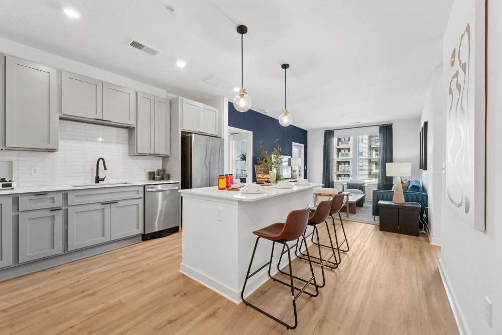 Modern floor plan at The Brook in Glen Allen, Virginia