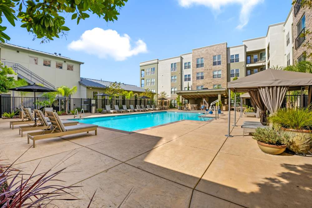 Swimming Pool at BDX at Capital Village in Rancho Cordova, California 